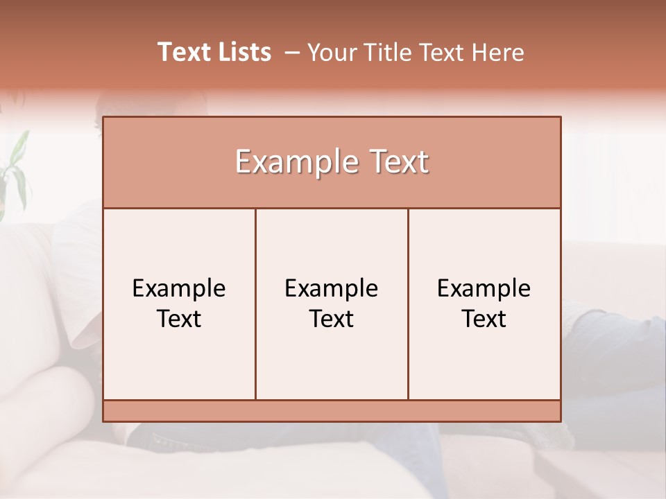 Pad Sitting Love PowerPoint Template