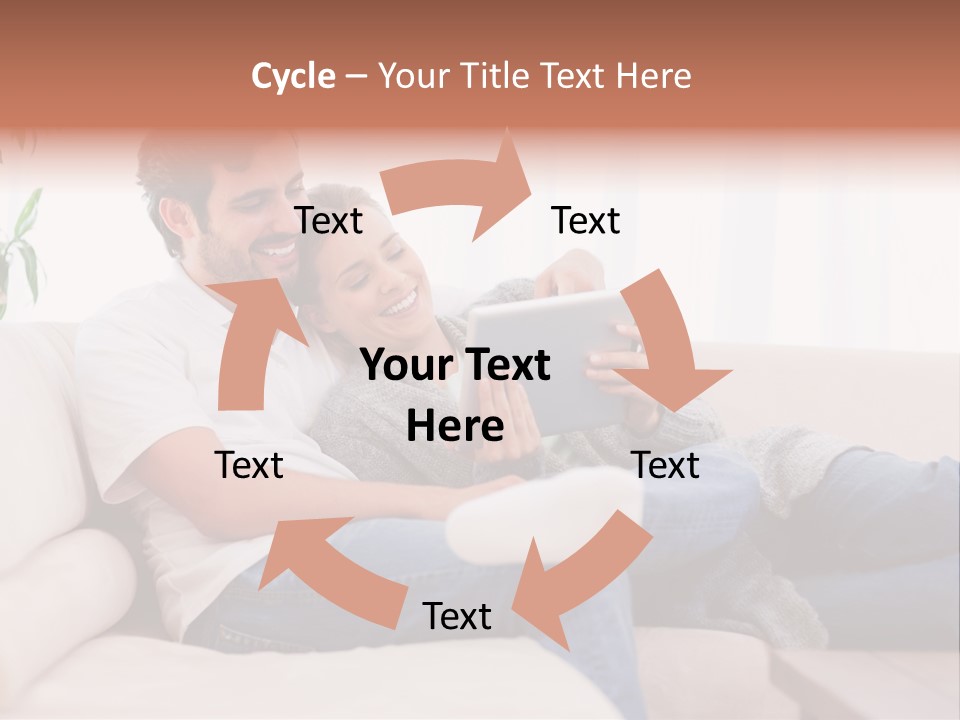 Pad Sitting Love PowerPoint Template