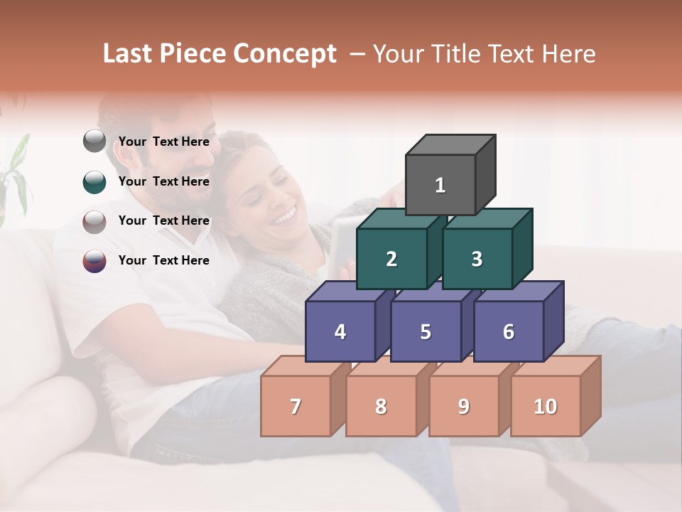 Pad Sitting Love PowerPoint Template