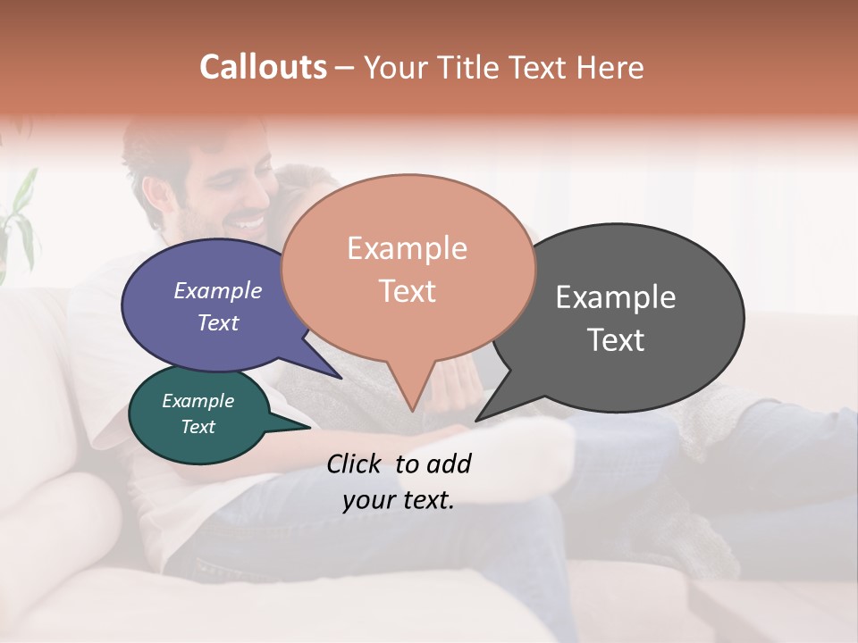 Pad Sitting Love PowerPoint Template