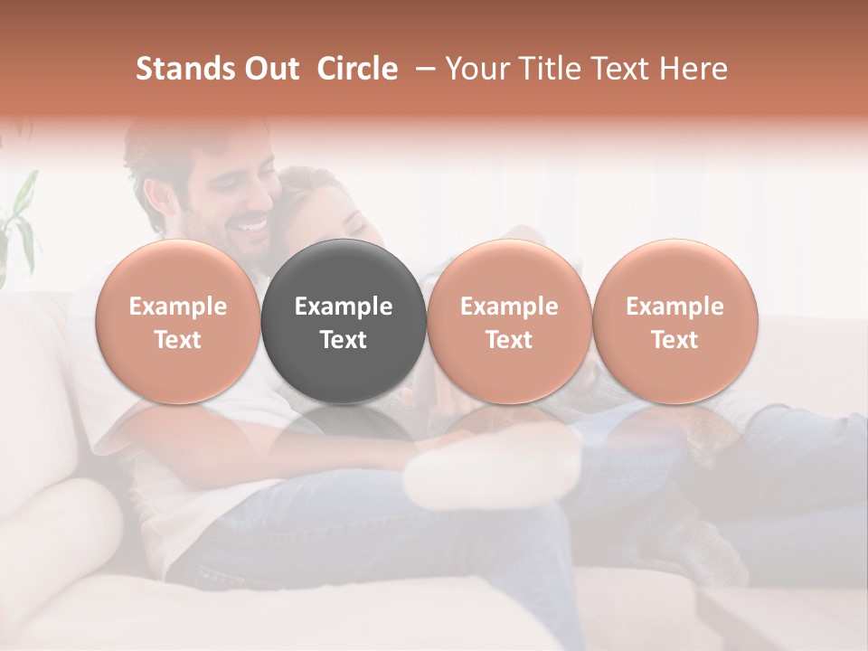 Pad Sitting Love PowerPoint Template