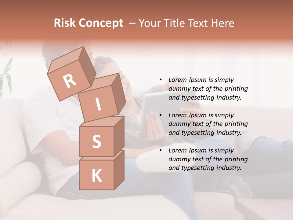 Pad Sitting Love PowerPoint Template