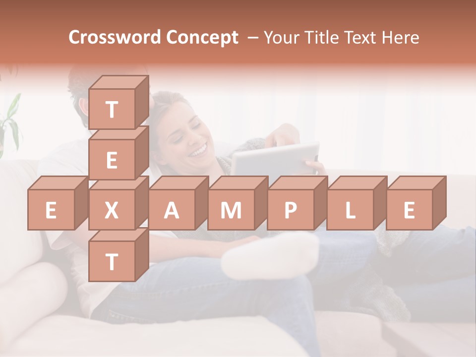 Pad Sitting Love PowerPoint Template