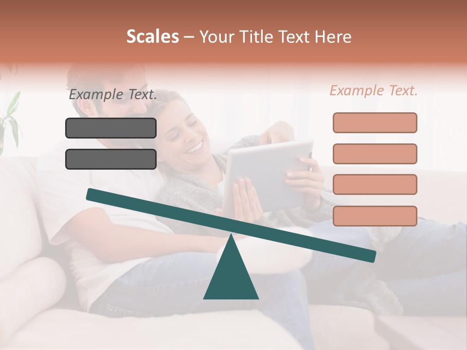 Pad Sitting Love PowerPoint Template