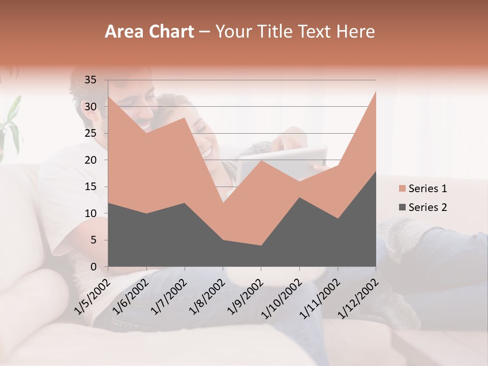 Pad Sitting Love PowerPoint Template