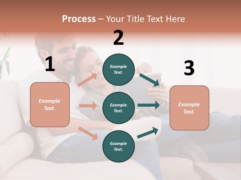 Pad Sitting Love PowerPoint Template