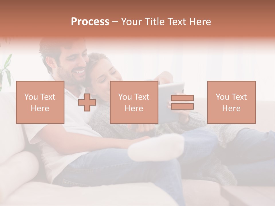Pad Sitting Love PowerPoint Template