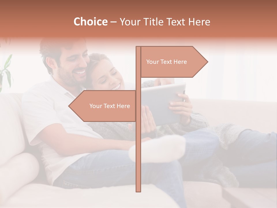 Pad Sitting Love PowerPoint Template