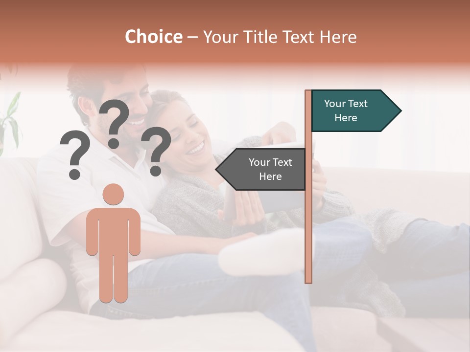 Pad Sitting Love PowerPoint Template