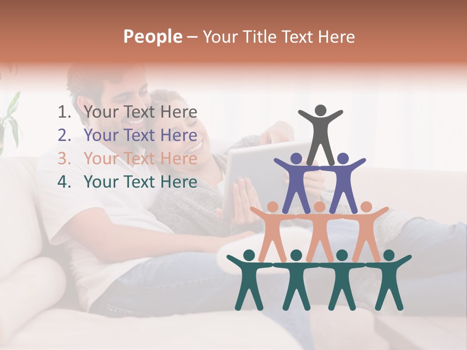 Pad Sitting Love PowerPoint Template