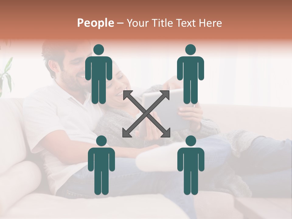 Pad Sitting Love PowerPoint Template