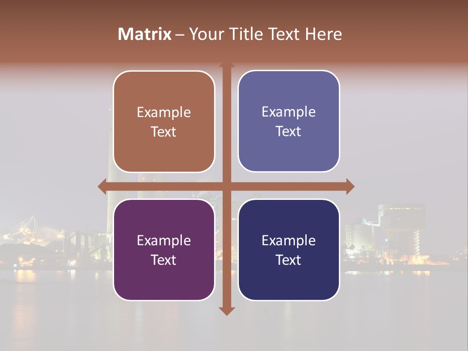 Lake Dusk Environmental PowerPoint Template
