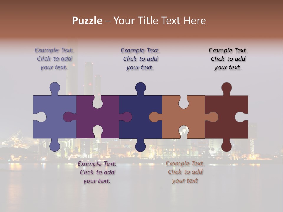 Lake Dusk Environmental PowerPoint Template