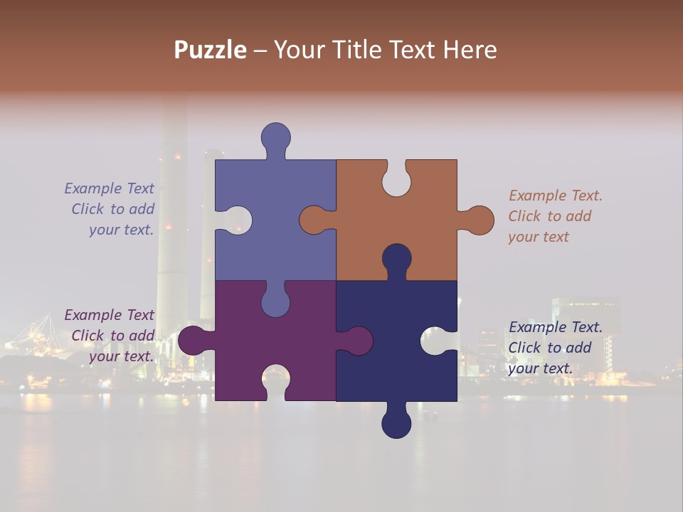 Lake Dusk Environmental PowerPoint Template