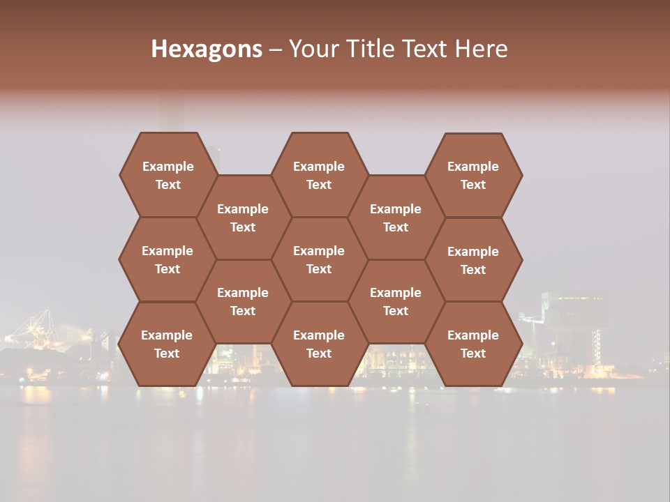 Lake Dusk Environmental PowerPoint Template