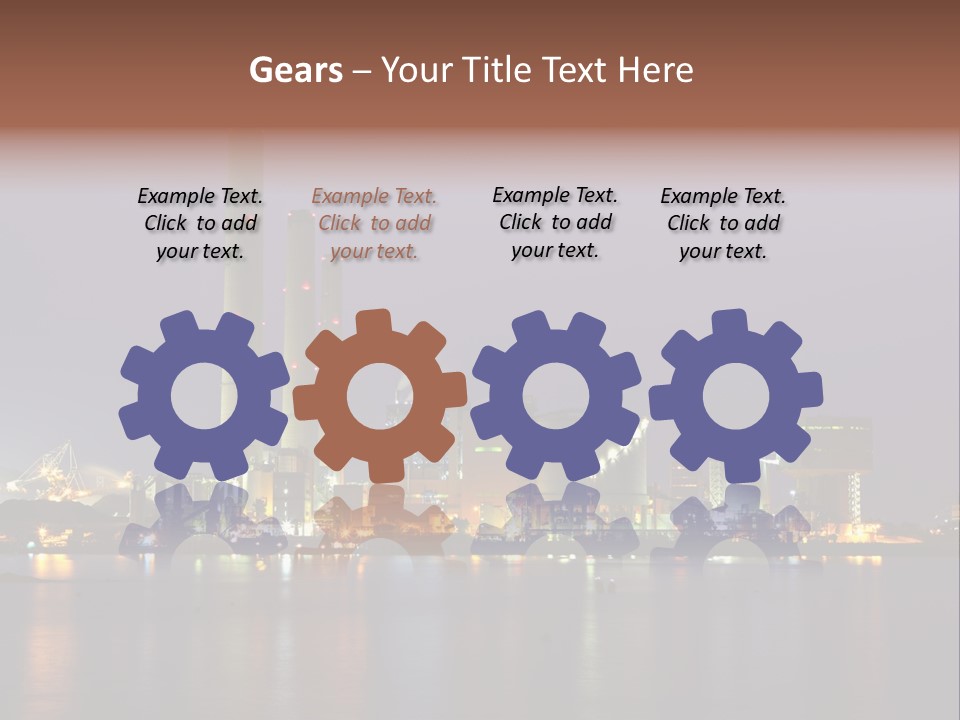 Lake Dusk Environmental PowerPoint Template