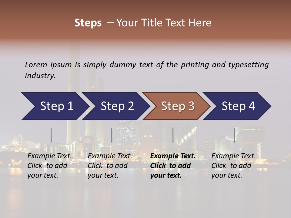 Lake Dusk Environmental PowerPoint Template
