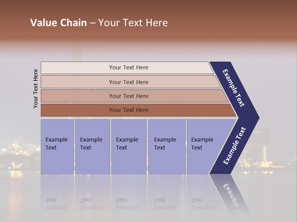 Lake Dusk Environmental PowerPoint Template