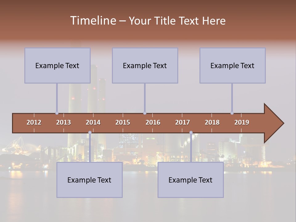 Lake Dusk Environmental PowerPoint Template