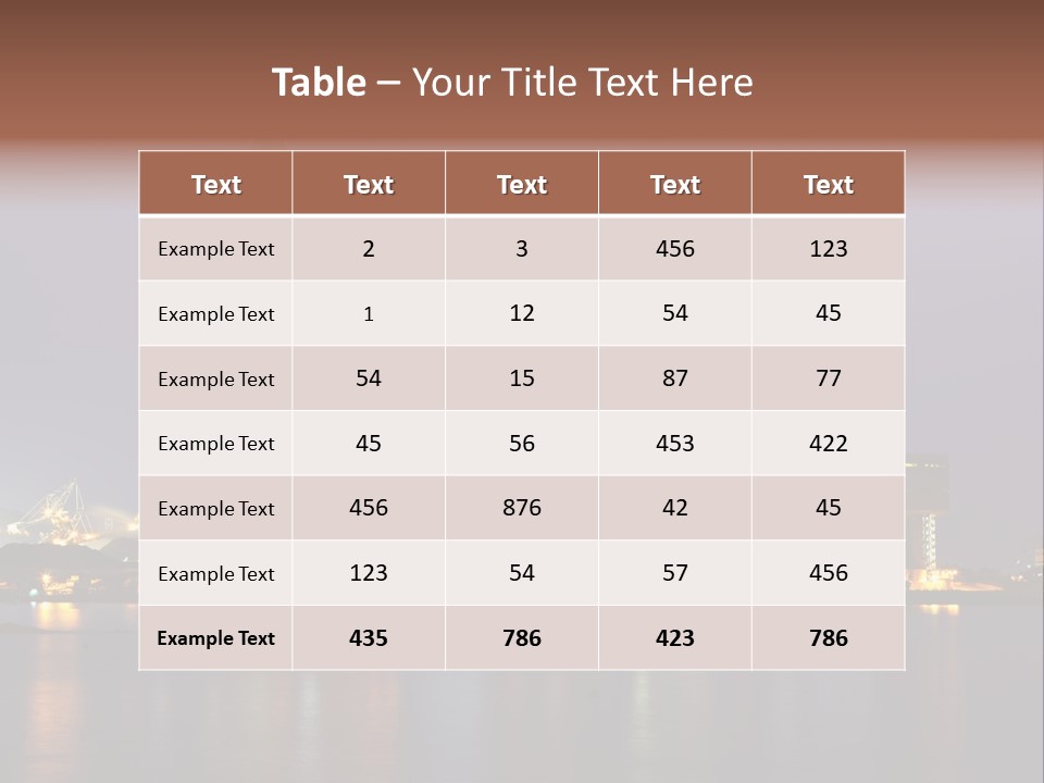 Lake Dusk Environmental PowerPoint Template