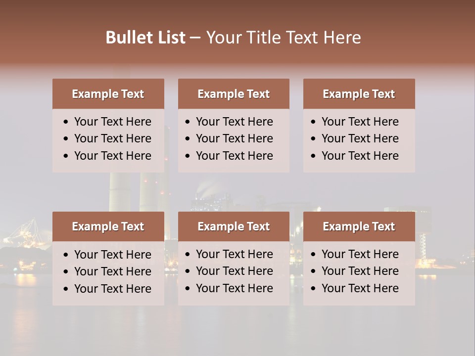 Lake Dusk Environmental PowerPoint Template