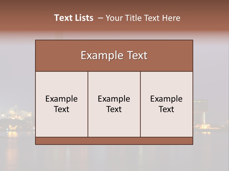 Lake Dusk Environmental PowerPoint Template