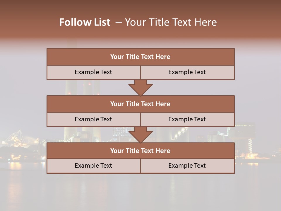 Lake Dusk Environmental PowerPoint Template