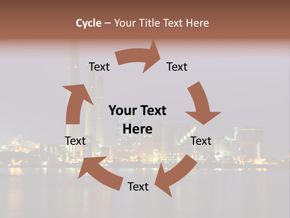 Lake Dusk Environmental PowerPoint Template