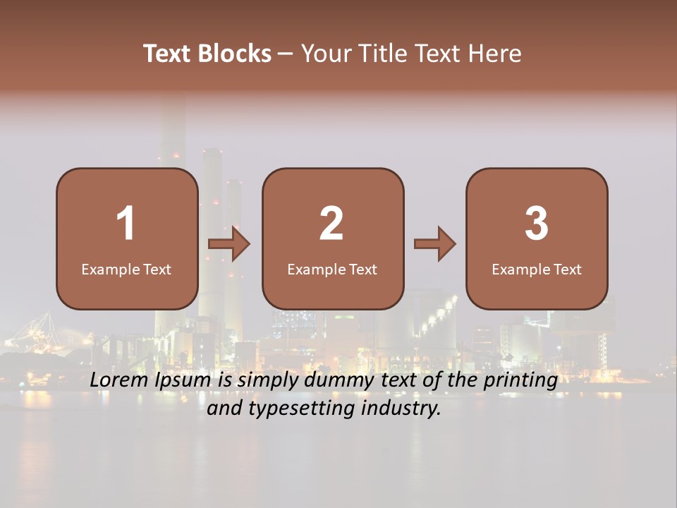 Lake Dusk Environmental PowerPoint Template