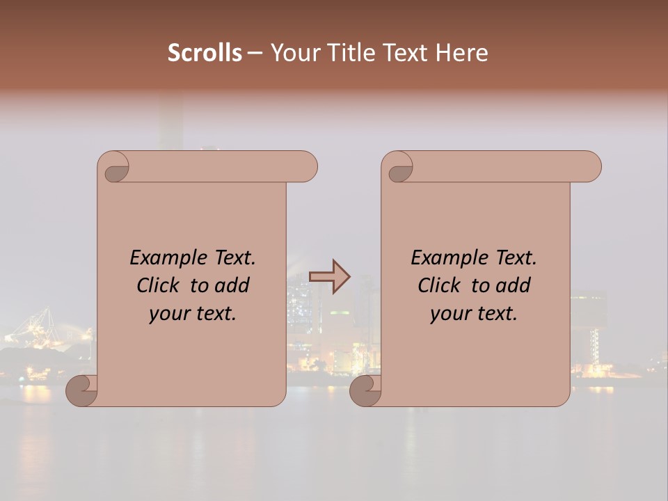 Lake Dusk Environmental PowerPoint Template