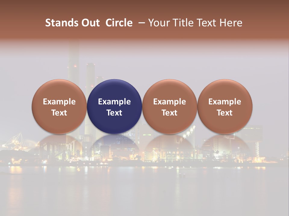 Lake Dusk Environmental PowerPoint Template