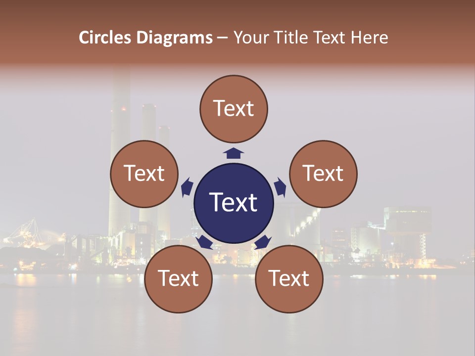 Lake Dusk Environmental PowerPoint Template