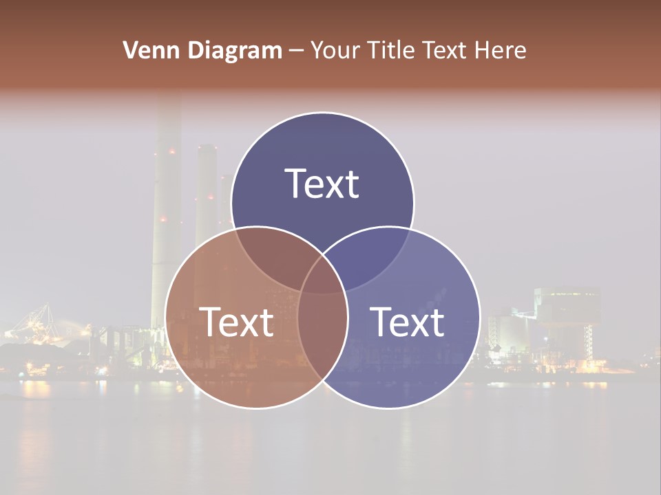 Lake Dusk Environmental PowerPoint Template