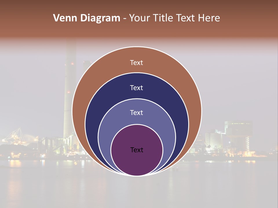 Lake Dusk Environmental PowerPoint Template
