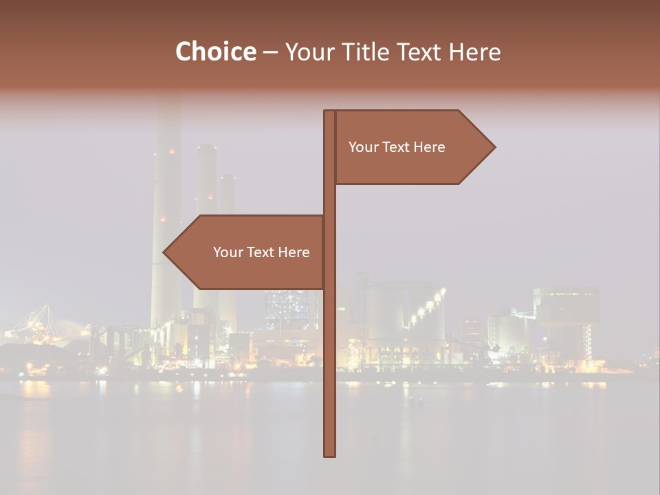 Lake Dusk Environmental PowerPoint Template