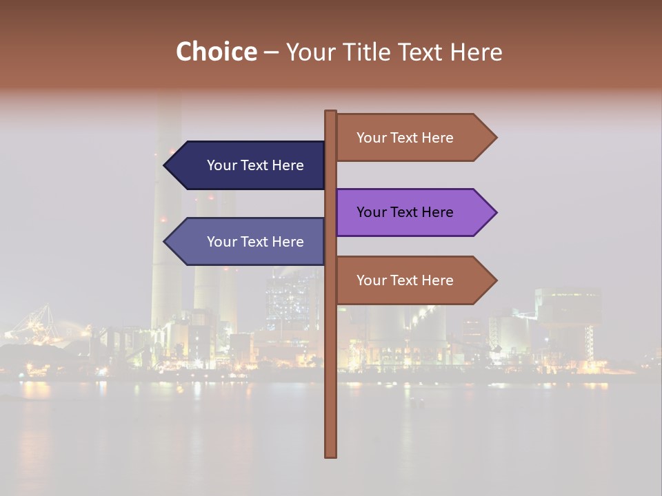 Lake Dusk Environmental PowerPoint Template