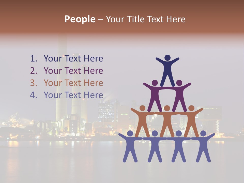 Lake Dusk Environmental PowerPoint Template