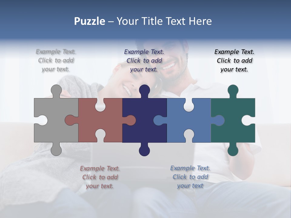 Indoors Married Lovers PowerPoint Template