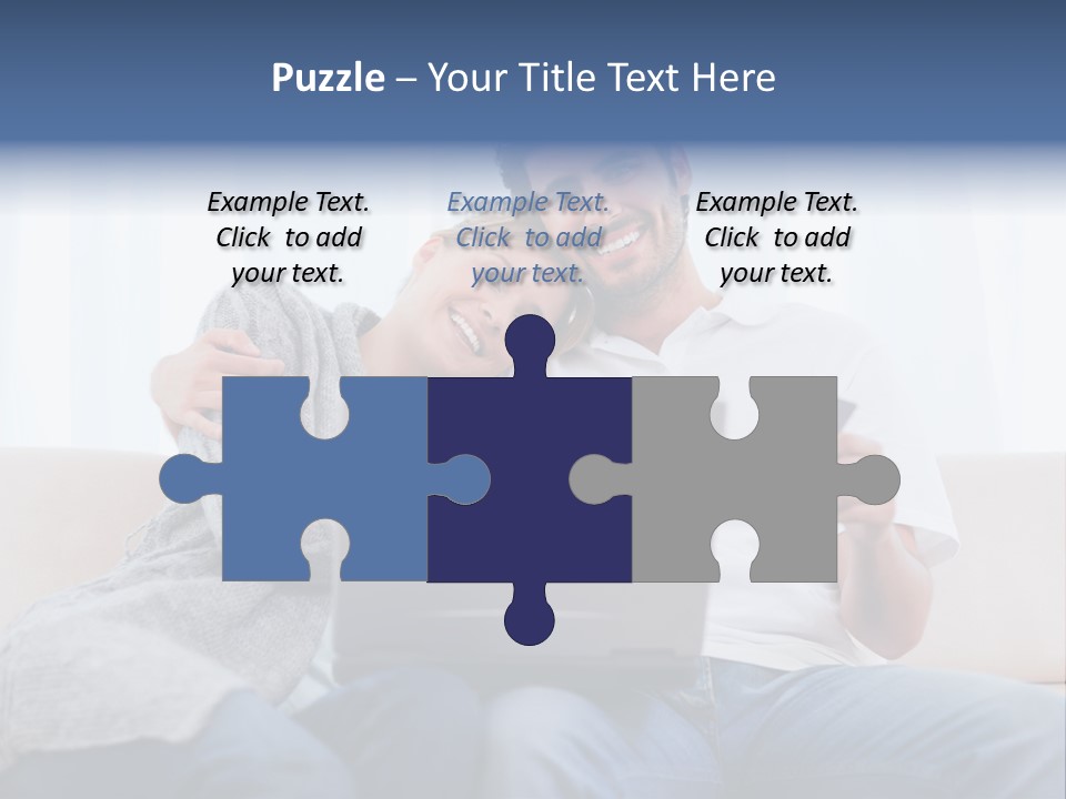 Indoors Married Lovers PowerPoint Template