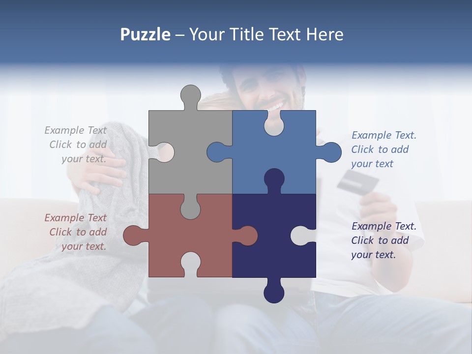 Indoors Married Lovers PowerPoint Template