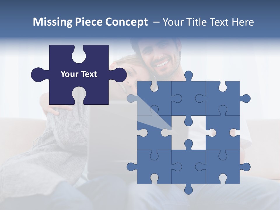 Indoors Married Lovers PowerPoint Template