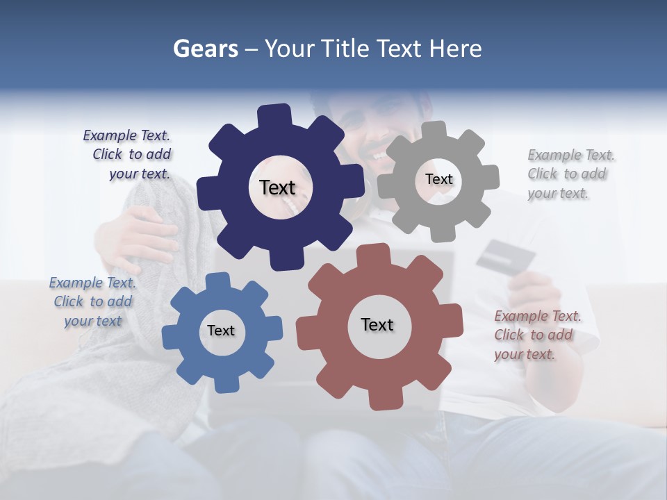 Indoors Married Lovers PowerPoint Template