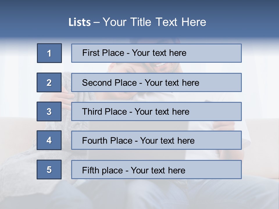 Indoors Married Lovers PowerPoint Template