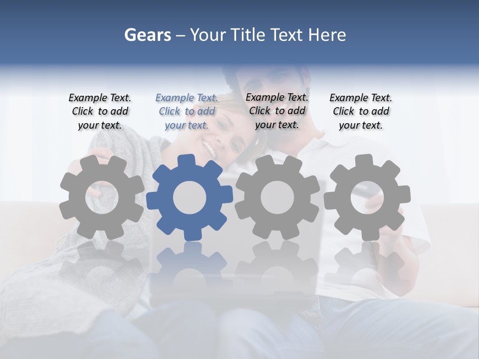 Indoors Married Lovers PowerPoint Template