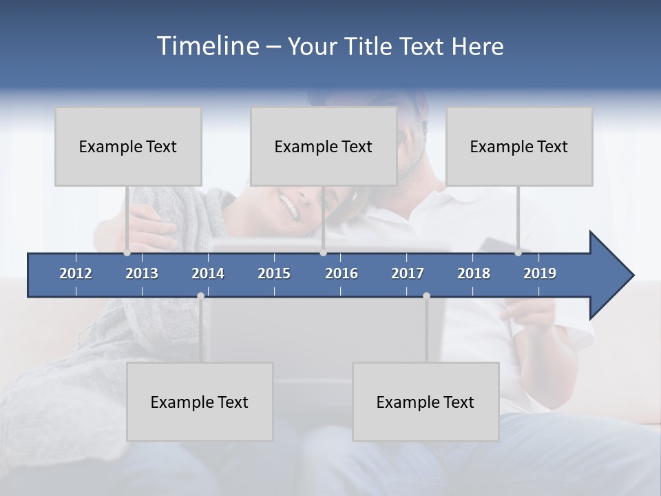 Indoors Married Lovers PowerPoint Template