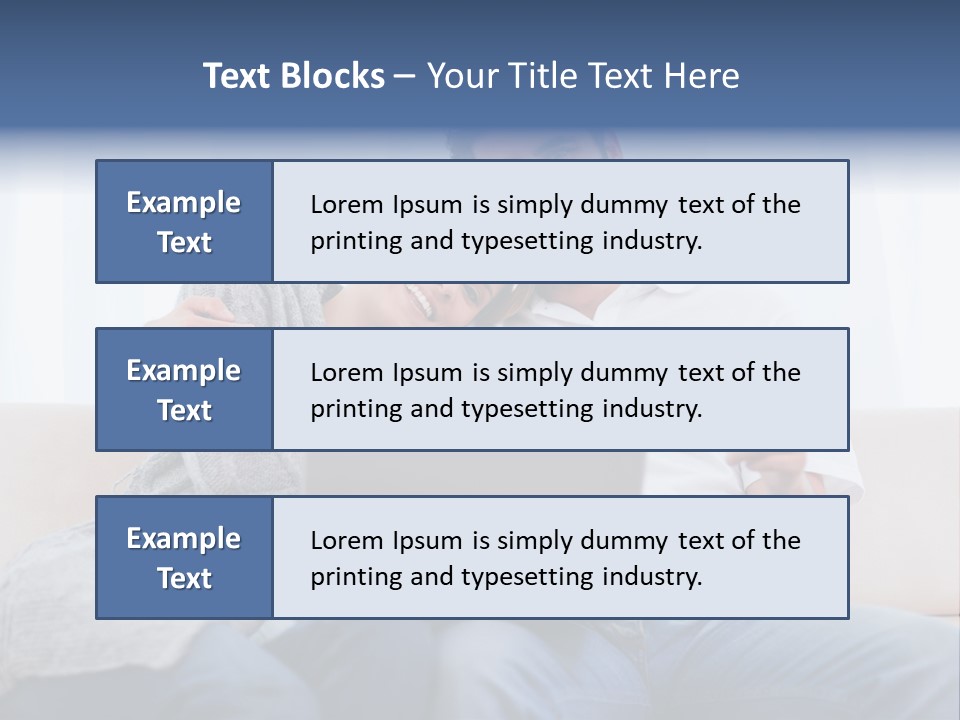 Indoors Married Lovers PowerPoint Template