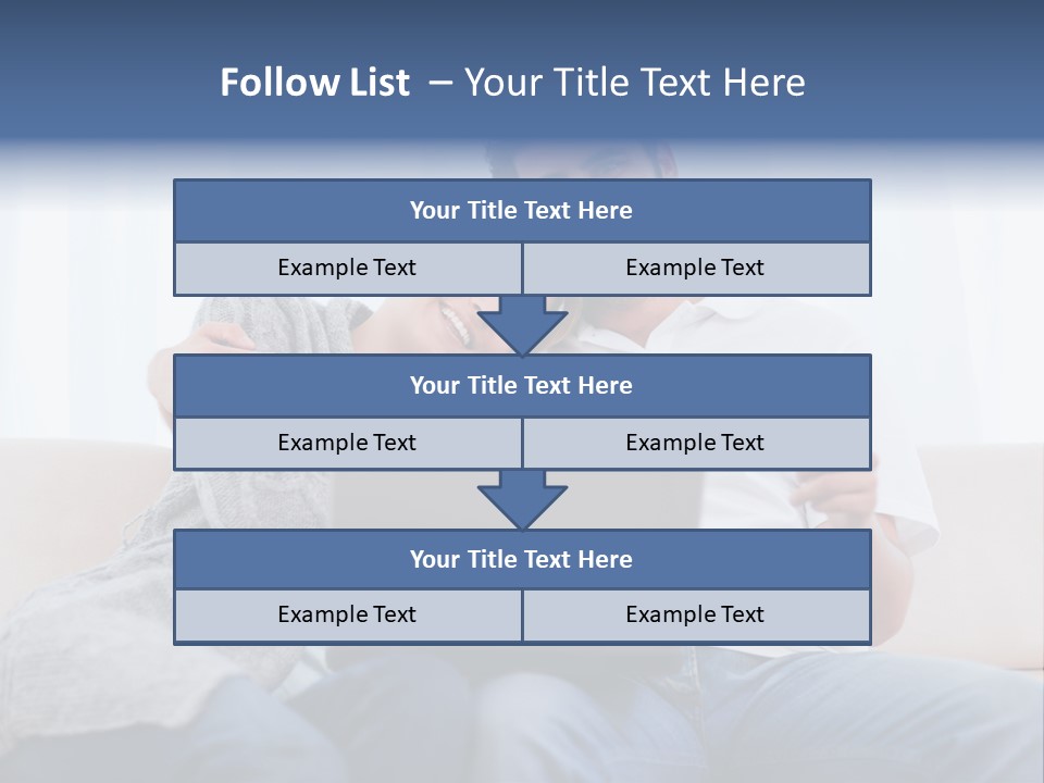 Indoors Married Lovers PowerPoint Template