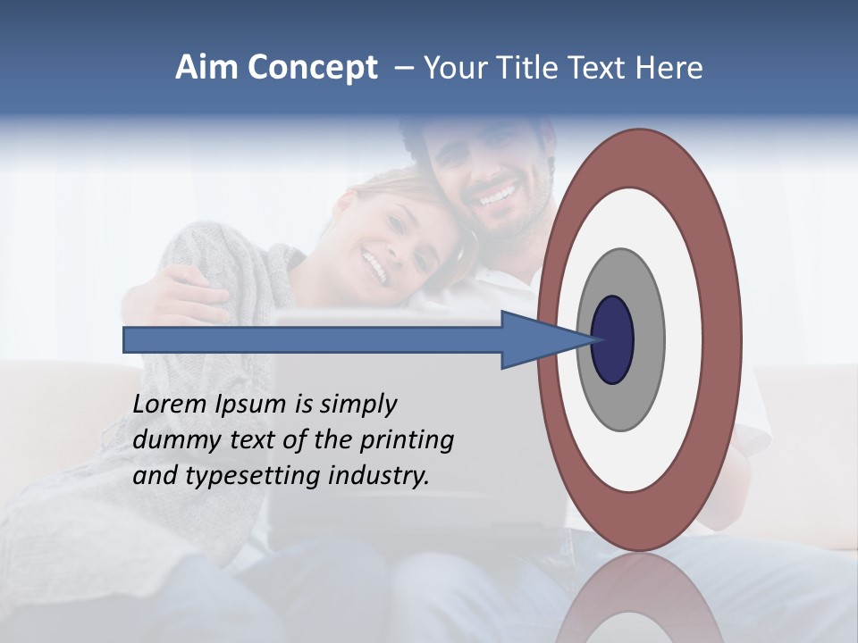 Indoors Married Lovers PowerPoint Template