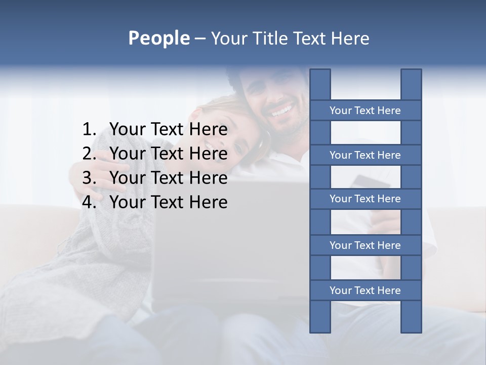 Indoors Married Lovers PowerPoint Template