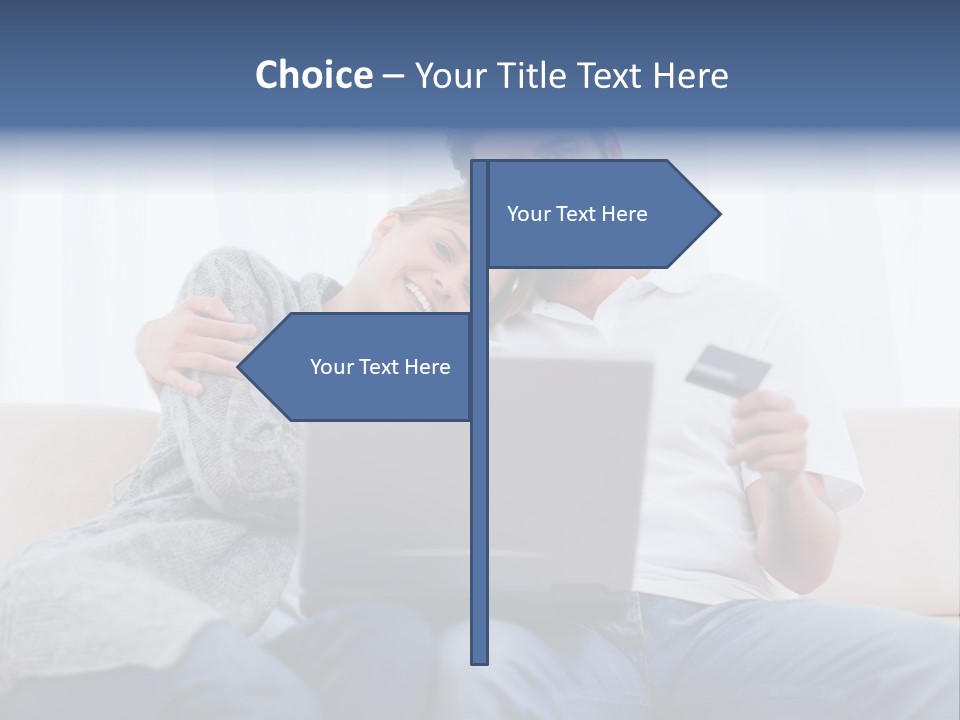 Indoors Married Lovers PowerPoint Template